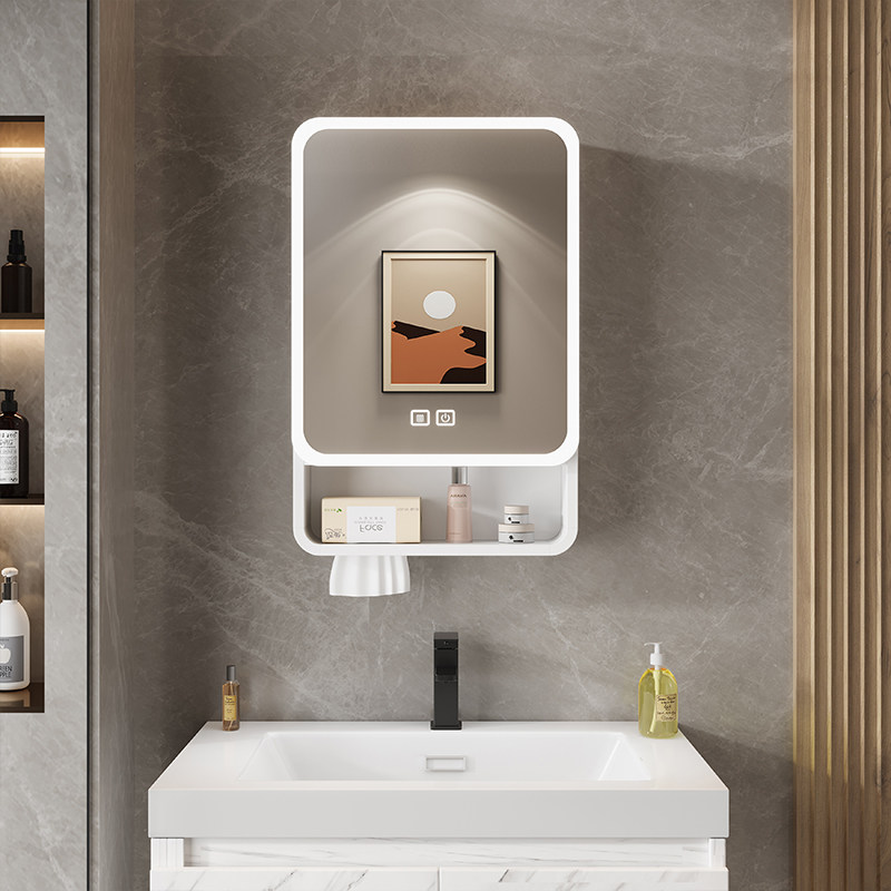 Bathroom Cabinet Mirror - Organizer Mirror Bathroom Cabinet Storage Shelves