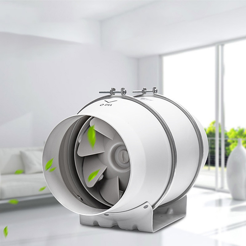 2026 6'' Inline Duct Fan Air V - огляд і ціна Home Bathroom Extractor Fan