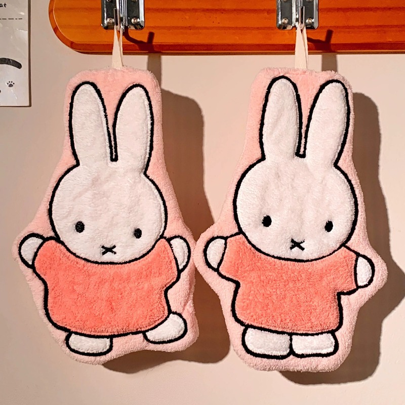 Miffy Rabbit Hand Towel Cute F - огляд і ціна Home Bathroom Accessories