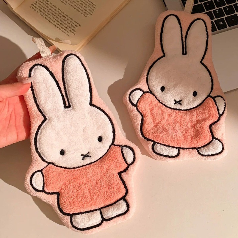 Miffy Rabbit Hand Towel Cute F - огляд і ціна Home Bathroom Accessories