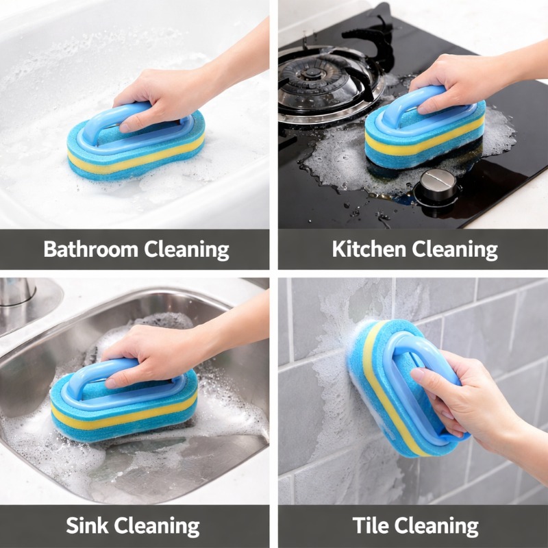 Household Cleaning Brush with  - огляд і ціна Home Bathroom Accessories