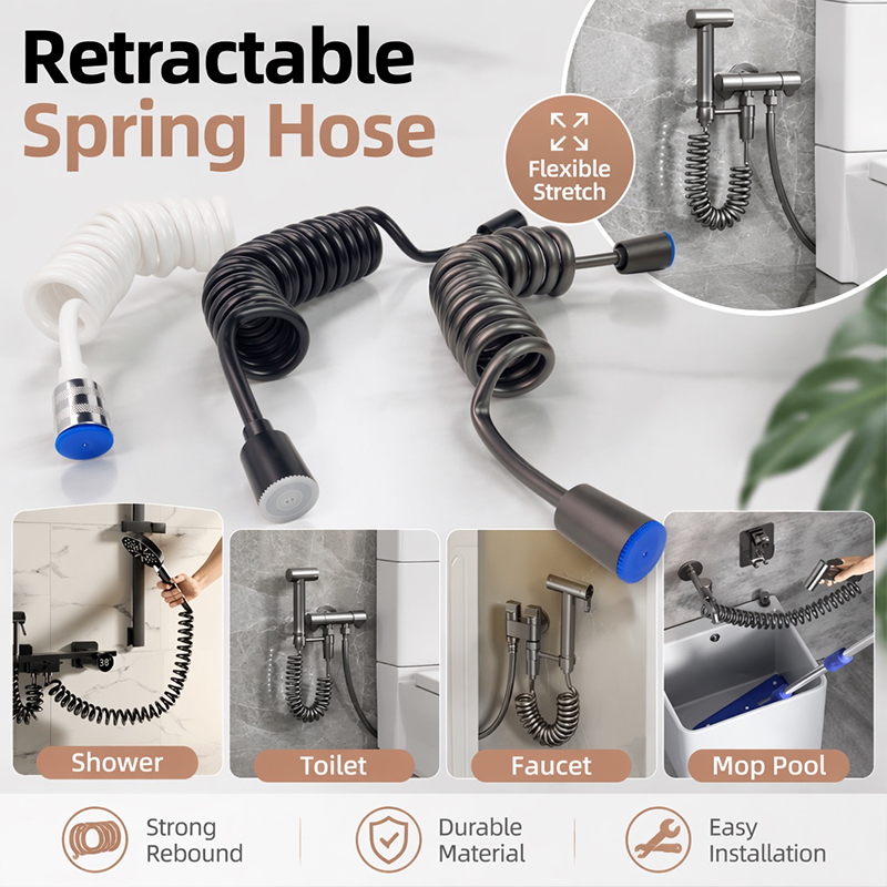 Toilet Bidet Sprayer Coiled Ho - огляд і ціна Home Bathroom Plumbing