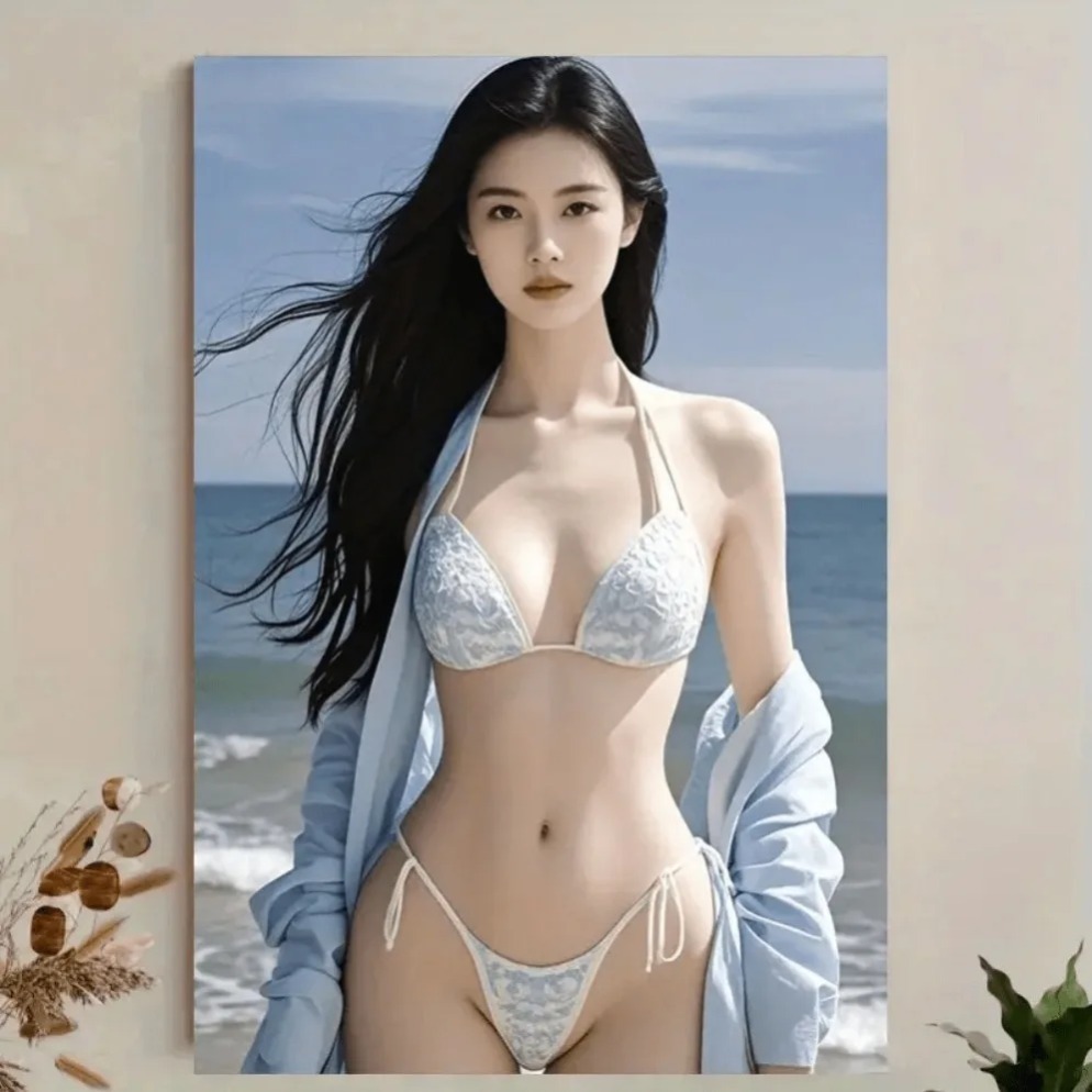 Beach Wall Art for Living Room - огляд і ціна Home Bathroom Scene