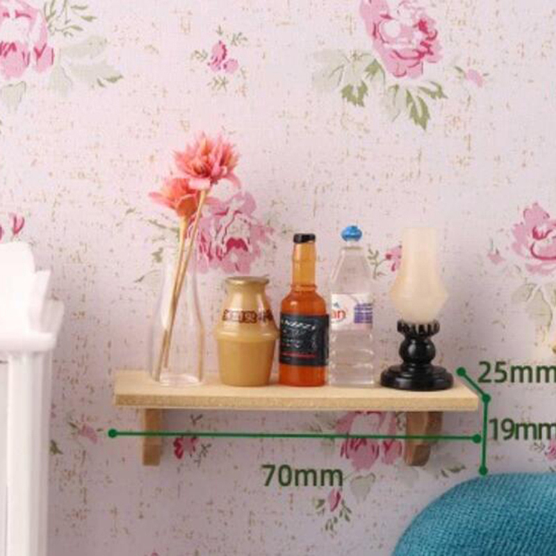 1pcs 1:12 Dollhouse Wood Wall  - огляд і ціна Home Bathroom Accessories