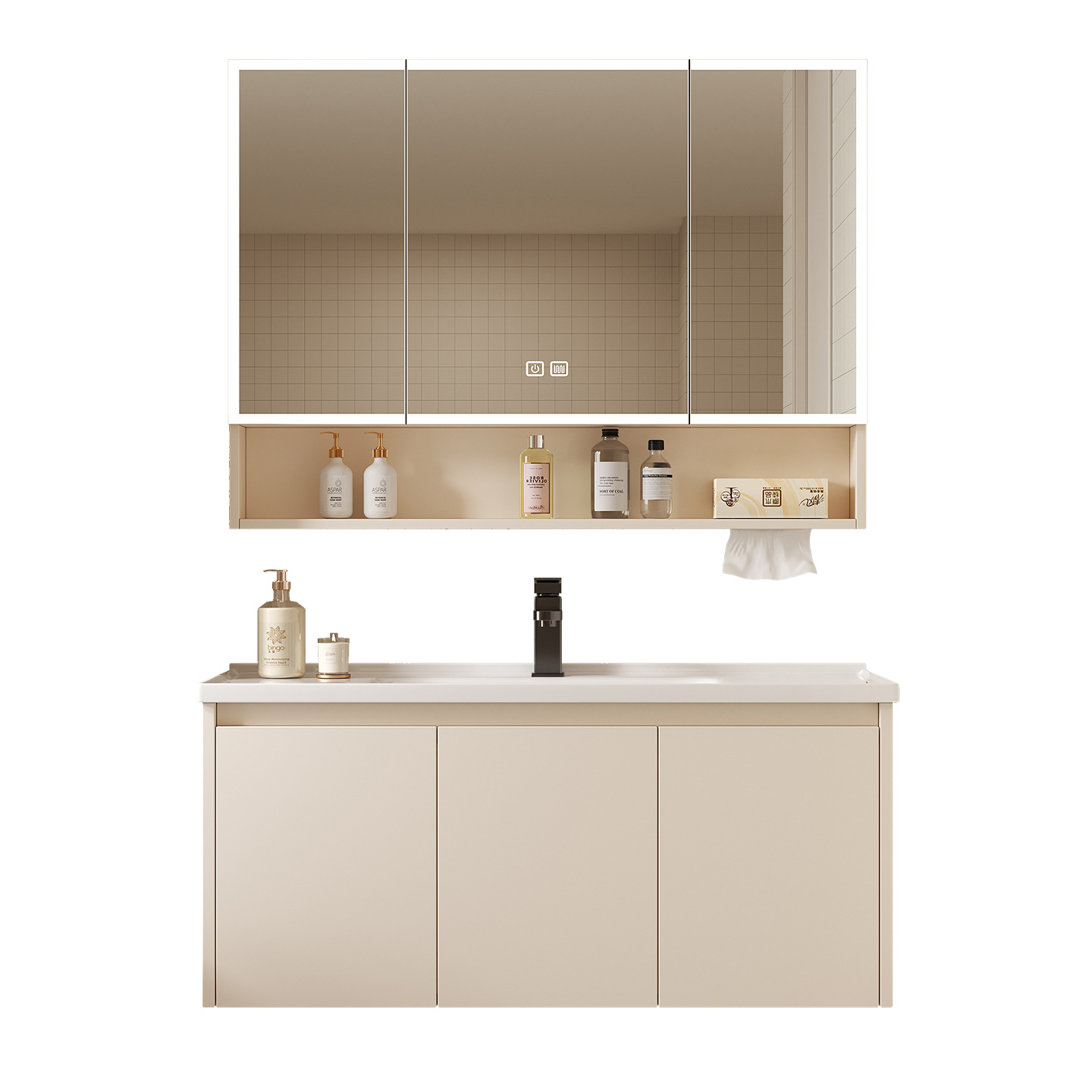 Space Aluminum Bathroom Smart  - огляд і ціна Bathroom Cabinet Mirror