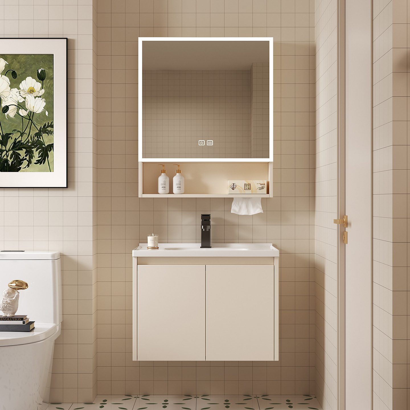 Space Aluminum Bathroom Smart  - огляд і ціна Bathroom Cabinet Mirror