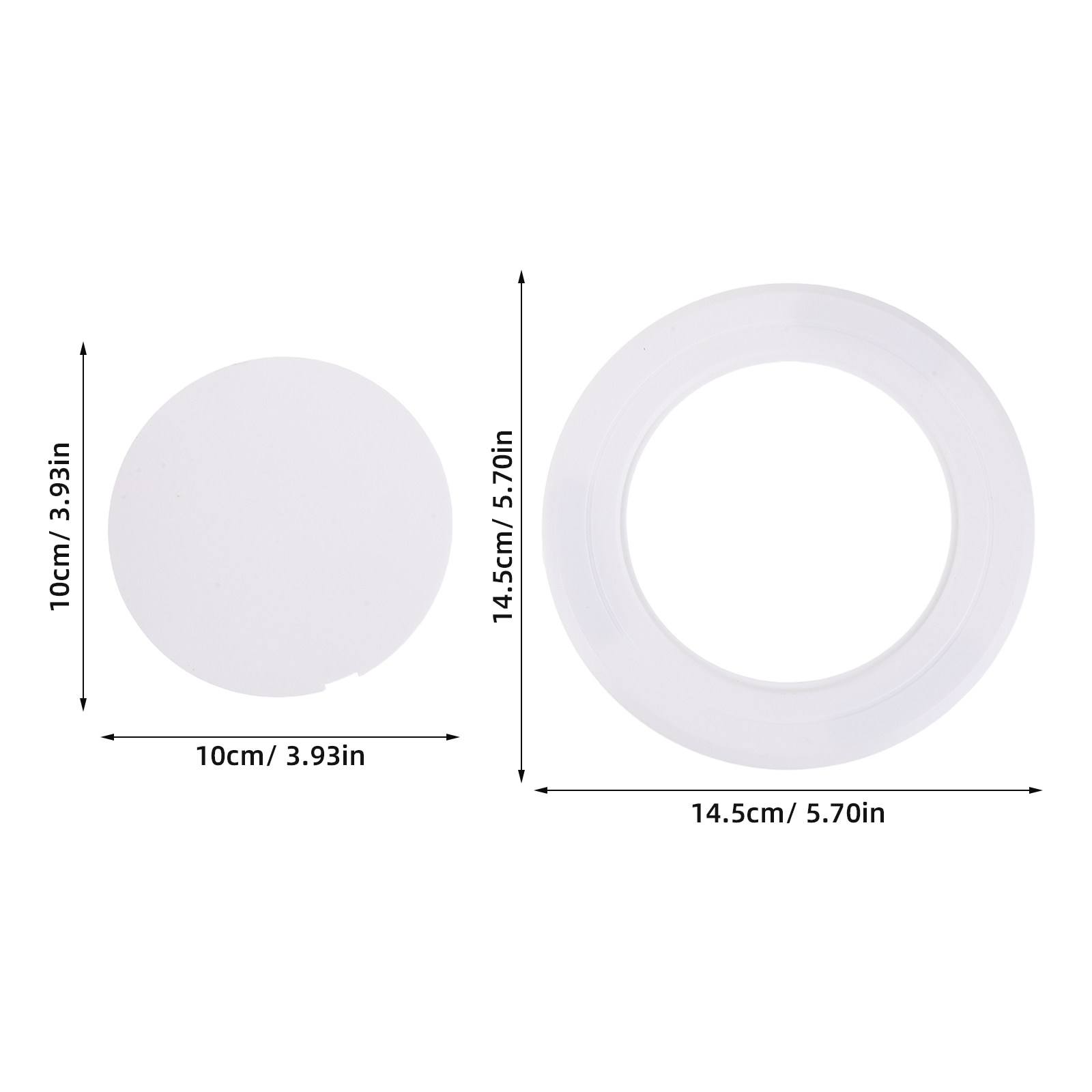 Adhesive Round Wall Plate Cove - огляд і ціна Home Bathroom Plumbing