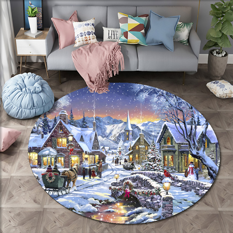Christmas Woods Snow Scene Car - огляд і ціна Home Bathroom Scene