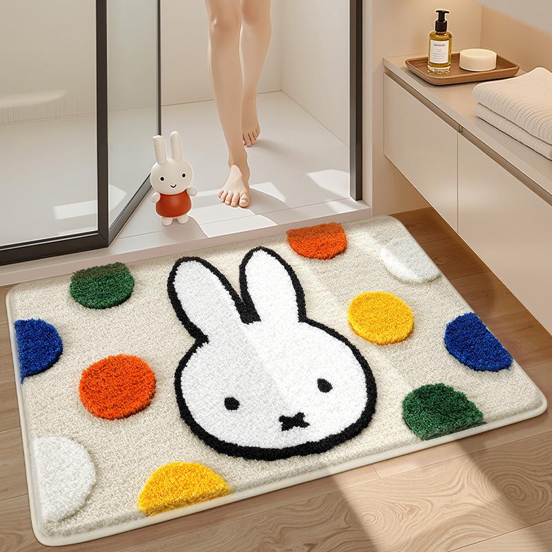 Kawaii Miffy Floor Mat Cartoon - огляд і ціна Home Goods Bathroom Mats