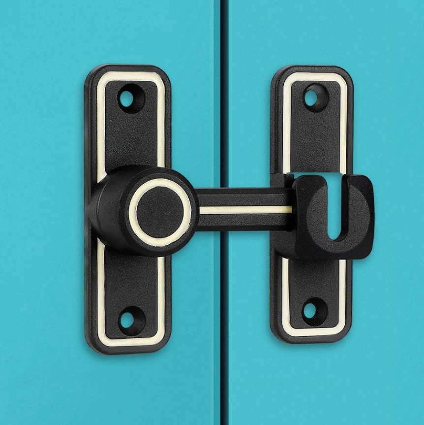 Black Luminous Barn Door Latch - огляд і ціна Home Bathroom Accessories