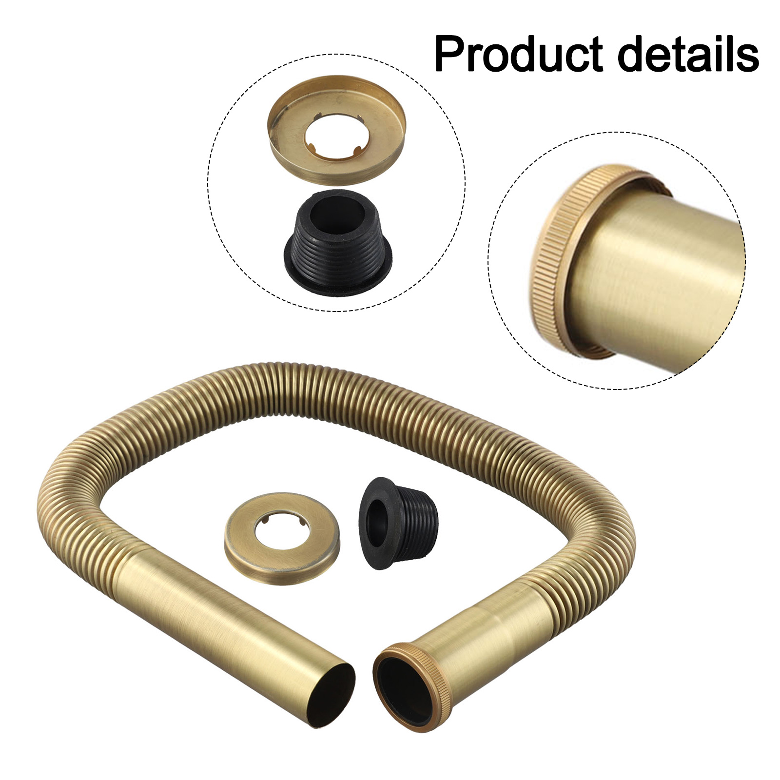 1pc Flexible Hose Brass Hose S - огляд і ціна Home Bathroom Plumbing