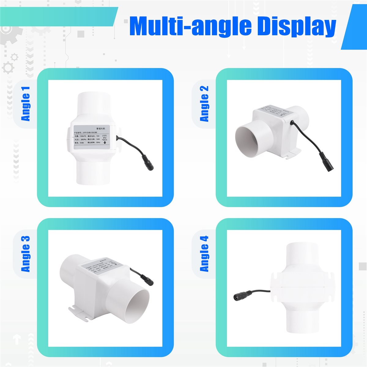 DT81 60mm Extractor Fan Low No - огляд і ціна Home Bathroom Extractor Fan