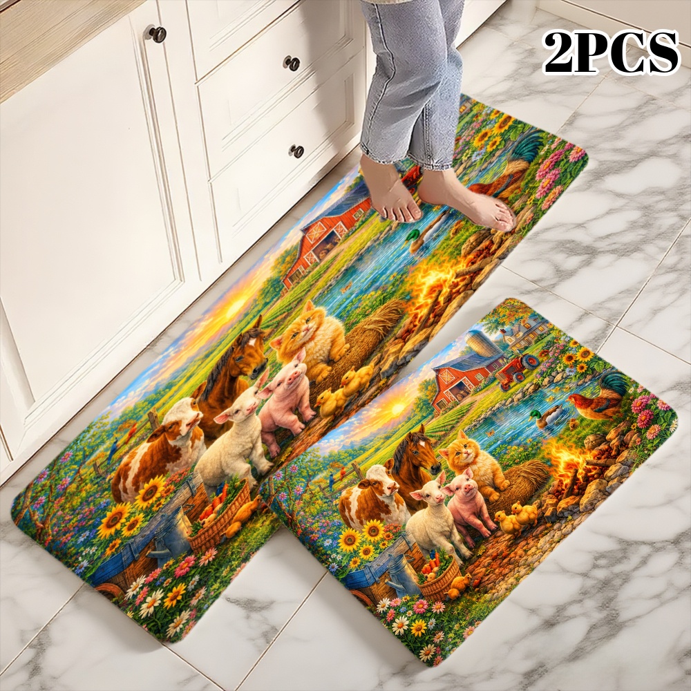 3PCS Kitchen Rugs,Home Decorat - огляд і ціна Home Bathroom Scene