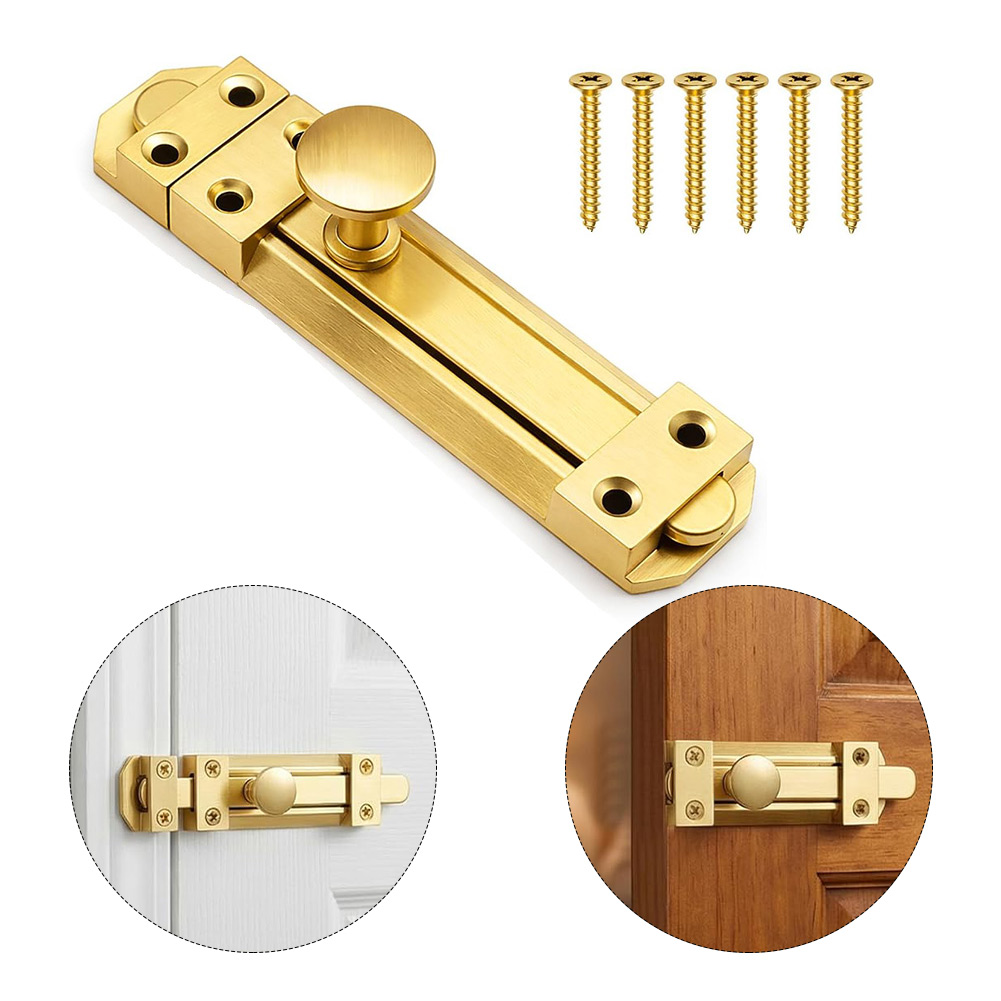 5 Inch Solid Brass Sliding Doo - огляд і ціна Home Bathroom Hardware