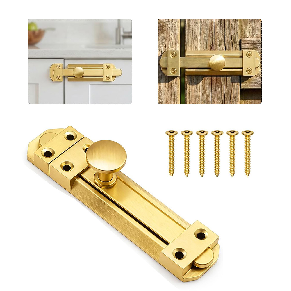 5 Inch Solid Brass Sliding Doo - огляд і ціна Home Bathroom Hardware