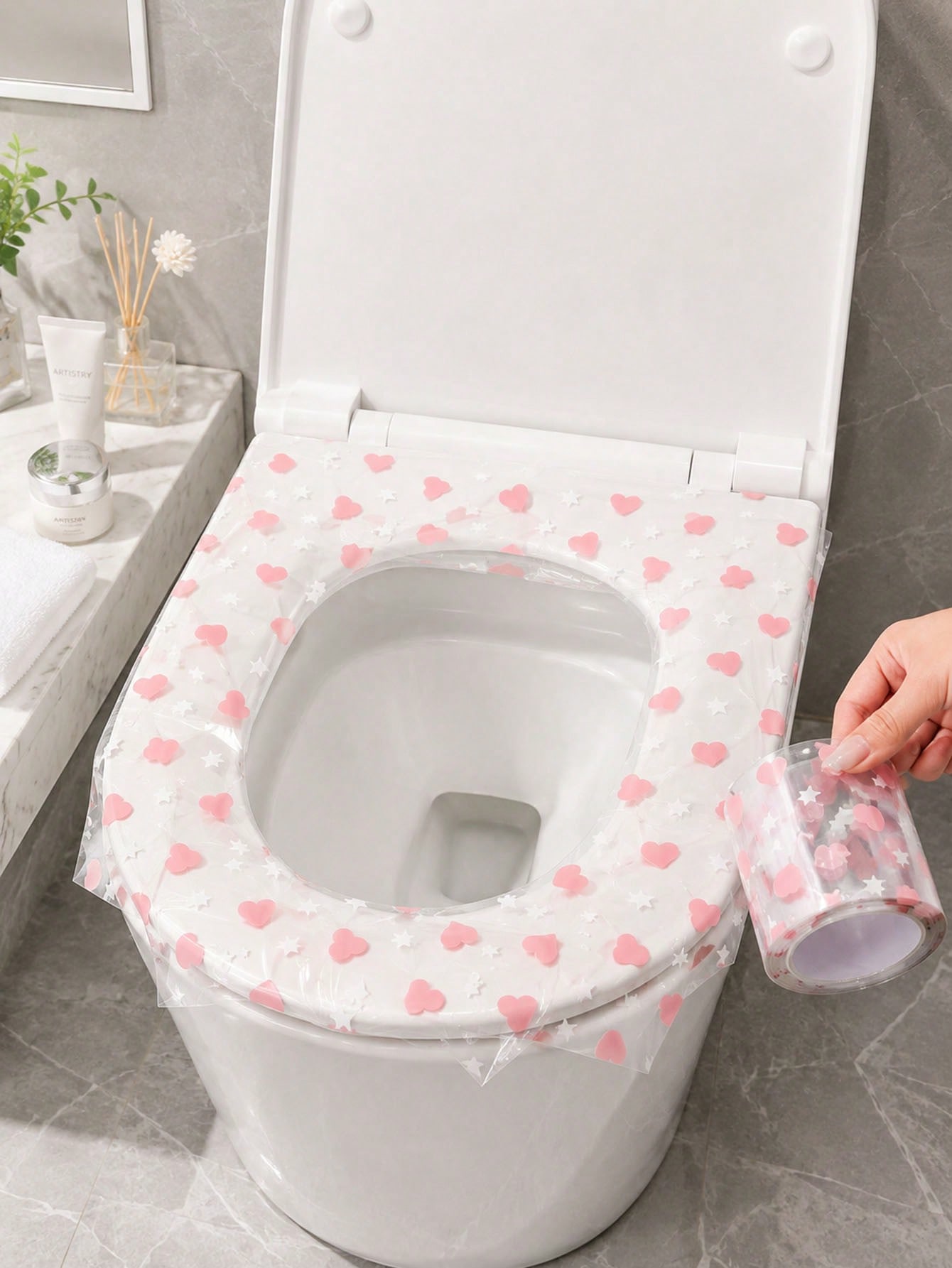 133pcs/roll disposable toilet  - огляд і ціна Home Bathroom Accessories